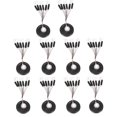 thumbnail image 2 of Pesca 10pcs Topes de Pesca Tope de Goma Negra Espacio de Pesca Frijoles Carpa Flotador, 2 of 5