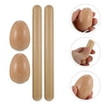 thumbnail image 4 of 1 Set of Wooden Egg Shakers Musical Wood Rhythm Sticks Orff Percussion Instruments, 4 of 6