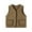Khaki, variant on GYRATEDREAM Infant Toddler Baby Fall Winter Fleece Vest Coat Boys Girls Sleeveless Button down Jacket Outwear with Pockets Warm Clothes for 6 Months-5 Years