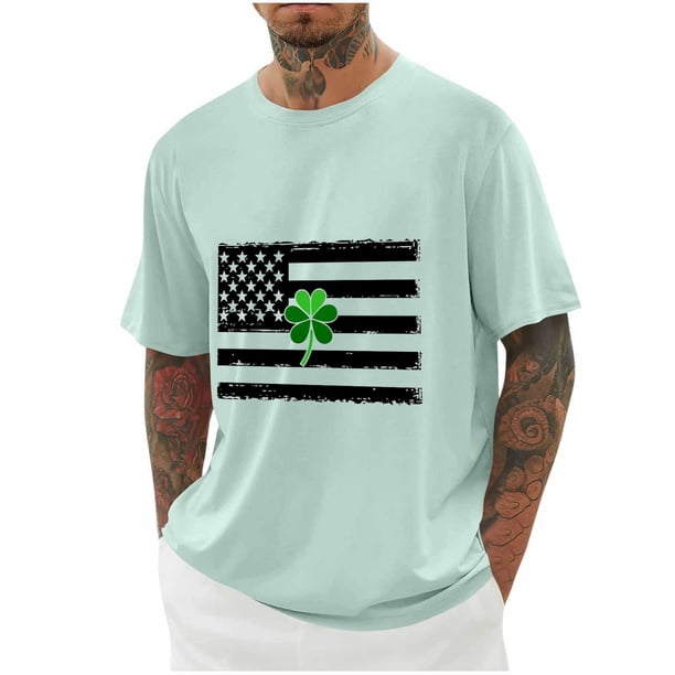 Tops para hombre, blusas y camisas de cuello redondo y manga corta para hombre, blusas casuales de moda con cuello redondo y manga corta para hombre, blusas para hombre