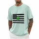thumbnail image 1 of Tops para hombre, blusas y camisas de cuello redondo y manga corta para hombre, blusas casuales de moda con cuello redondo y manga corta para hombre, blusas para hombre, 1 of 3