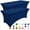 Navy, variant on Smiry 2 Pack 6FT Stretch Spandex Tablecloths, Waterproof and Elastic Fitted Table Cloth, Washable Table Cover for Rectangle Tables, Black