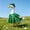 Vert, variante sur TOUMENY Costume d'Oie Tricolore à Paillettes avec Chapeau, Tenue Réversible à Paillettes de 23 Pouces pour Décoration d'Oie de Porche, Vêtements de Statue de Jardin Bling Bling pour Rassemblements à Thème des Fêtes