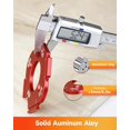 thumbnail image 4 of 7pcs Router Corner Radius Template Router Radius Jig, Aluminum Alloy 3 in 1 Radius Jig Router Templates, R10 R15 R20 R25 R30 R35 R40 R50 R60 T10 T20 T30 T35 T40 T50 T60 Use with Router Table, 4 of 7