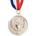thumbnail image 1 of Medalla Bronce Dorada Y Plateada Accesorios Deportivos Trigo Premios Juegos Al Aire Libre Regalos Recuerdo, 1 of 9