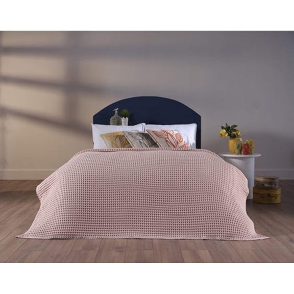 Light Pink Bed Blanket - Queen size