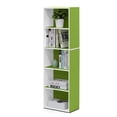 thumbnail image 7 of Furinno Luder 5-Tier Reversible Open Shelf Bookcase, Green, 7 of 7