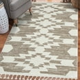 thumbnail image 3 of Luxe Weavers South Western Fringe Geometric Brown 6x9 Area Rug for Living Room, 3 of 8