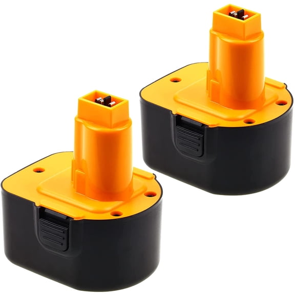 2 Pack 3.6Ah Ni-Mh Replacement Battery Compatible with Dewalt 12V Battery DC9071 DW9072 DW9071 DE9074 DE9037 DE9071 DE9072 DE9075 397745-01 152250-27