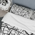 thumbnail image 4 of Designart Ensemble de Literie 'Web Pattern' Moderne et Contemporain - Housse de Couette et Shams, 4 of 4