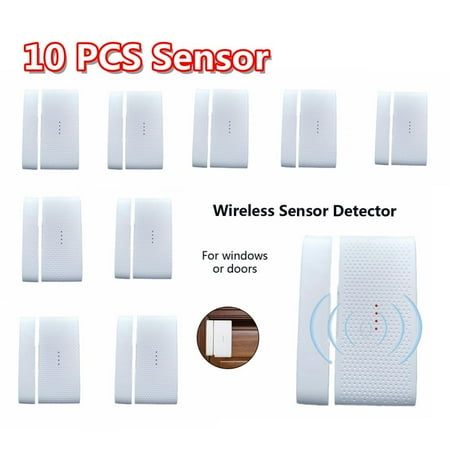 10 Pack Wireless Window And Doorsensor Gsm Detector Magnetic