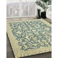 thumbnail image 2 of Ahgly Company Indoor Rectangle Abstract Brown Gold Oriental Area Rugs, 2' x 4', 2 of 6