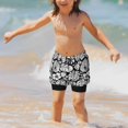 thumbnail image 7 of Cauagu Tropical Leaves Print Swim Trunks for Men,Youth Boys Swim Shorts Compression Liner Beach Shorts Boys' Swimming Shorts 7-20 Years Bathing Suit-Medium, 7 of 7