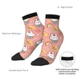thumbnail image 6 of Fuzoiu Rabbit So Cute Print Adult Socks, Crew Moisture-wicking Socks, Unisex Cushion Crew Socks,Casual Sports Ankle Socks, 6 of 7