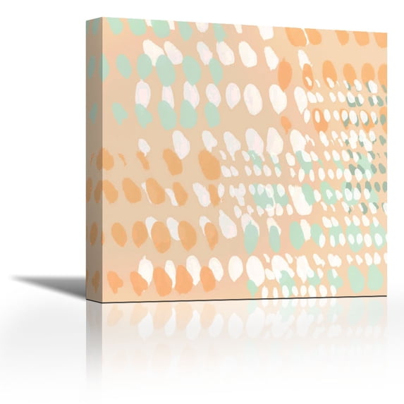 Coral Abstract - Contemporary Fine Art Giclee on Canvas Gallery Wrap - wall décor - Art painting - 24 x 24 Inch - Ready to Hang