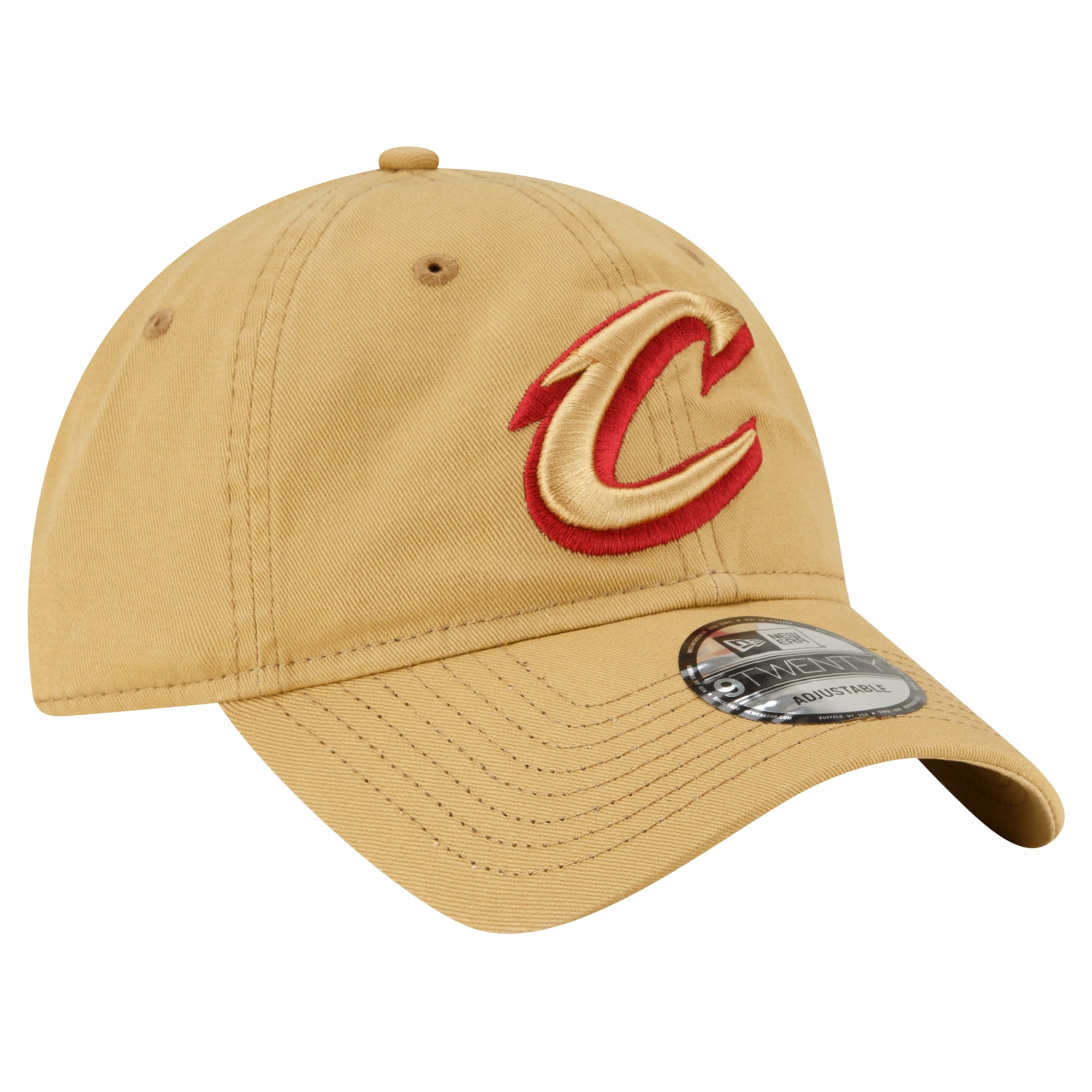 Men's New Era Tan Cleveland Cavaliers Team 2.0 9TWENTY Adjustable Hat