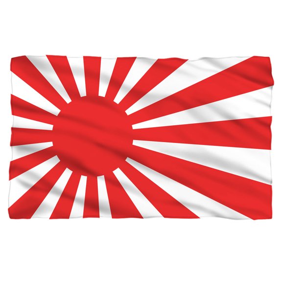 Trevco Rising Sun Flag Fleece Blanket (36x58)