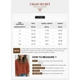 thumbnail image 4 of SHEWIN Women's Pullover Sweater Solid Color Long Sleeve Knitted Jumpers Crewneck Pullovers Tops Petite, 4 of 7