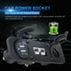 thumbnail image 5 of Toma De Corriente Del Coche Cargador de coche 3 en 1 Enchufe 12/24V 50A Toma de corriente para coche Puerto USB dual Carga rápida, 5 of 8
