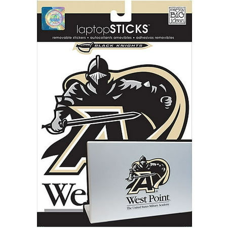 NCAA Removable Laptop Sticker, United States Military Academy Army Black Knights