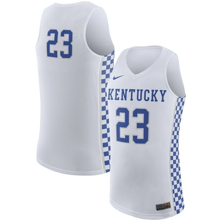 - Kentucky Wildcats Nike College Replica Basketball Jersey - White