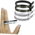 thumbnail image 3 of 10pcs Us Ring Measurements Ring Size Guide Finger Size Measuring Tool Ring Gauge Sizer Us Ring Measurer Finger Ring Measure Jewelry Sizers White Man or Measuring Circle Wristband, 3 of 5