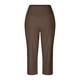 thumbnail image 3 of MKLEKYY Leggings de compresión para mujer, pantalones capri de yoga informales de pierna ancha, de cintura alta, para ejercicio, con bolsillos de pijama suaves y anchos., 3 of 4
