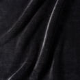 thumbnail image 5 of Better Homes & Gardens Solid Velvet Plush Soft Fleece Throw Blanket, Rich Black, 5 of 7