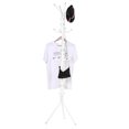 thumbnail image 3 of WALFRONT Metal Hall Tree Floor Free Standing Coat Hat Rack Stand Multi-Hooks Clothes Hat Tree Clothes Hanger Organizer for Home Bedroom, Coat Hat Tree, 3 of 6