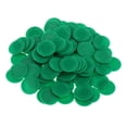 thumbnail image 1 of 100 Unids / Pack Plástico ABS 23 Bingo Fichas de Póquer Fichas de Juguetes Verde CUTICAT Fichas de juego de bingo, 1 of 8