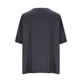 thumbnail image 4 of Wycnly Summer Tops for Women Dressy Tops for Women Breathable Comfy Loose Pullover Top Cute Solid Tees Girls V-Neck 3/4 Sleeve Blouses, 4 of 6
