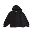 thumbnail image 3 of Supreme Men's AOI Embroidered Hooded Work Jacket Black, from StockX, 3 of 4