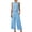 B-Sky Blue, variant on Sleeveless Linen Sets for Women Resort Casual Travel Vacation Outfits Women's Summer 2 Piece Outfits Sleeveless Tank Tops and Wide Leg Capris Pants Two Piece Matching Sets