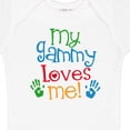 thumbnail image 4 of Inktastic My Gammy Loves Me Boys or Girls Baby Bodysuit, 4 of 5