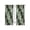 Green, variant on Brown Florals Sheer Kitchen Tier Curtains 24 Inch Length,Short Curtains for Small Windows Cafe,Swirl Leaves Distressed Plaid Patchwork Rod Pocket Voile Half Window Treatments 27.5"x24" 2 Panels