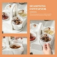 thumbnail image 5 of BRIGHTFUFU 1 Set Salt and Seasoning Container White HIPS Practical Design Kitchen Use, 5 of 5
