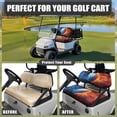 thumbnail image 4 of Uorisanigo Golf Cart Seat Covers Washable Seat Protectors Fit for EZGO Club Car and More 2 Person Seats Golf Carts Durable Easy Install and Clean, 4 of 7