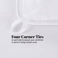 thumbnail image 6 of Superior Solid Comforter Down Alternative Bedding, Full/ Queen, White, 6 of 9