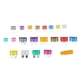 thumbnail image 1 of Fusible automotriz, surtido de fusibles de cuchilla de 220 piezas Fusible de cuchilla Kit de fusibles de cuchilla Logre más, 1 of 9