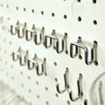 thumbnail image 4 of 64-Piece Small Pegboard Organizer Accessory Kit, Hooks Assortment and Storage System. Hardware Hooks and Bins. Organize Tools, Craft, Kitchen, Garage., 4 of 4