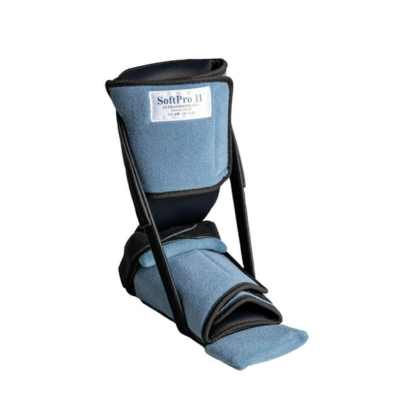 Brace Direct SoftPro II In-Bed UltraSmooth  L4396/L4397 for Mild to Moderate Ankle & Foot Contracture - Adjustable Dorsiflexion Strap, Non-Skid Bottom - OCSI