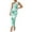 Green, variant on Women's One Shoulder Bodycon Dress Summer 2025 Printed Ruched Party Cocktail Fitted Long Dress