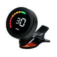 thumbnail image 3 of figatia Guitar Tuner 360 degreeRotating Ukulele Musical Instrument Accessory Clip on Tuner Black, 3 of 9