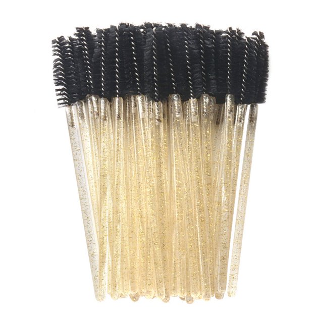 Minnieouse Paquete de 50 cepillos para pestañas, accesorios para mujeres, pinzas para cejas dulces para el Día de San Valentín, pinzas para Type3 NO3