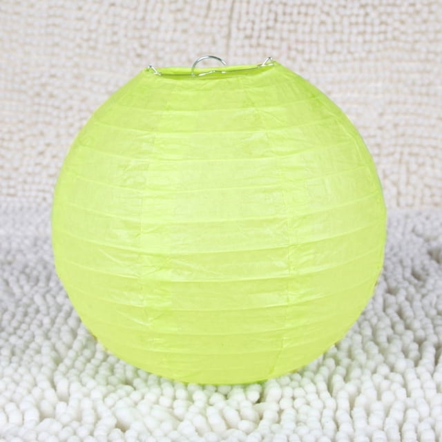Nvzi Faroles de papel decorativos, faroles de papel colgantes, faroles de interior y exterior para lámparas de hogar, fiestas, decoración de eventos (verde claro, 10 piezas)