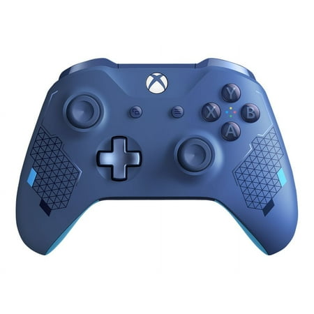 Microsoft Xbox Wireless Controller - Sport Blue Special Edition - gamepad - wireless - Bluetooth - vibrant blue - for PC, Microsoft Xbox One, Microsoft Xbox One S, Microsoft Xbox One X