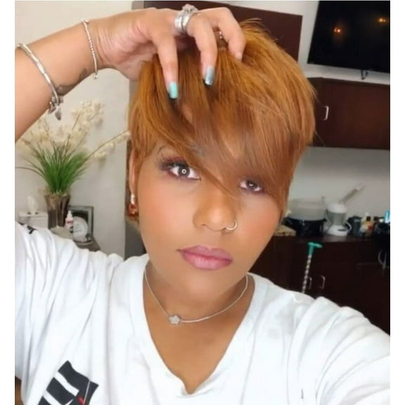 Short Hairstyles for Women Natural Pixie Wigs Synthetic Wigs for Women Short Pixie Cut Hair Wigs