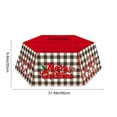 thumbnail image 3 of Cinvoph 32" Christmas Tree Base Foot Covers Tree Skirt Ornaments Decorative Storage Box With Bow Merry Christmas for Xmas Tree Decoration, A, 3 of 6