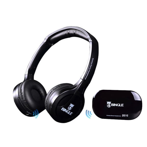 Wireless Headphones for TV Watching, TV Headphones Wireless for Seniors, Wireless TV Headphones with Transmitter, Support A/B Channel, AUX, RCA and Optical Input (Pack of 1)