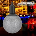 thumbnail image 4 of Lámpara colgante de ratán con forma de nido esférico de cuerda de cáñamo, estilo nórdico retro LED (gris plateado), 4 of 11